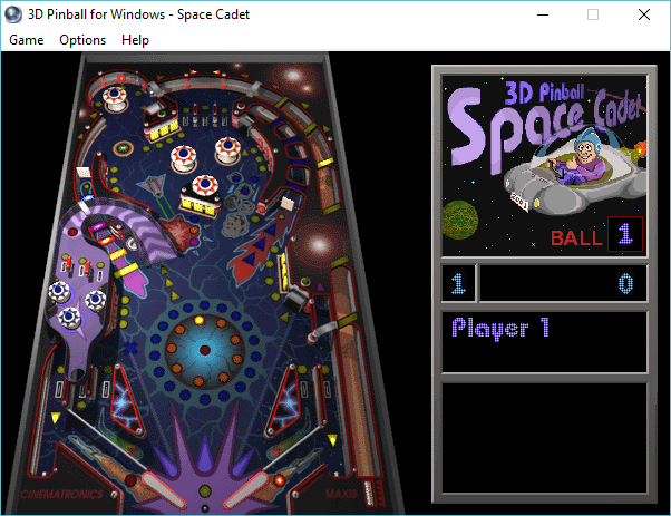 pinball space cadet 3d gratuit