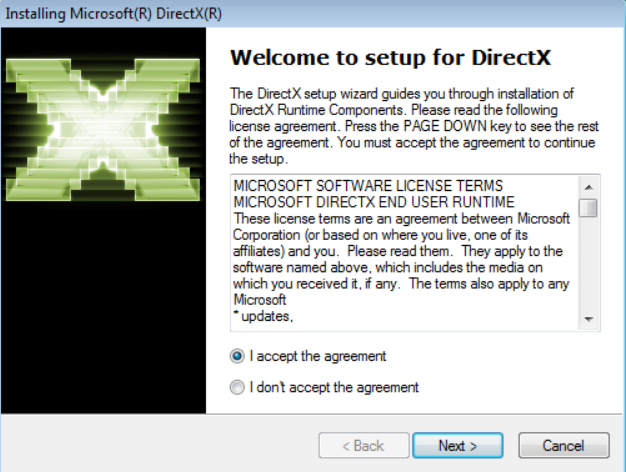 microsoft directx 9 for vista