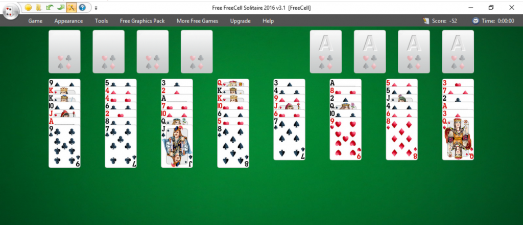 Freecell Card Game Windows XP Edition 