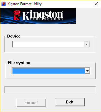 kingston usb format tool download