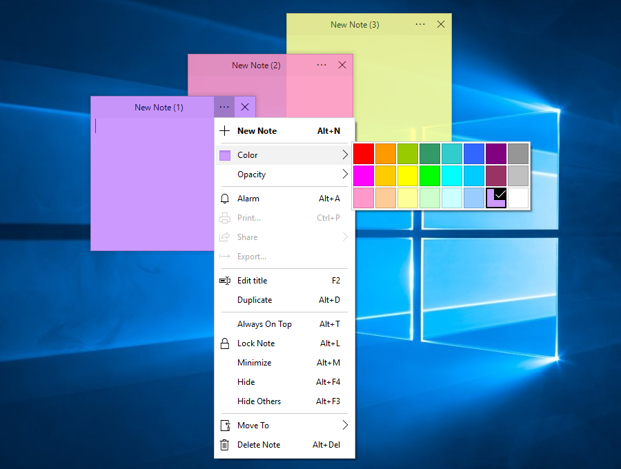 sticky notes download for windows 10